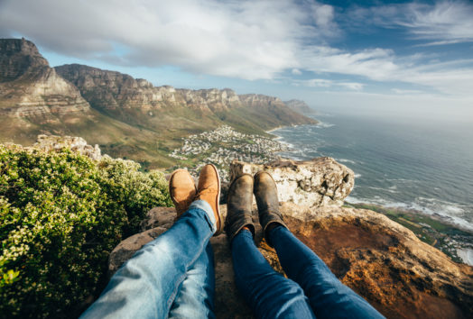 Ocean view over a Cliff