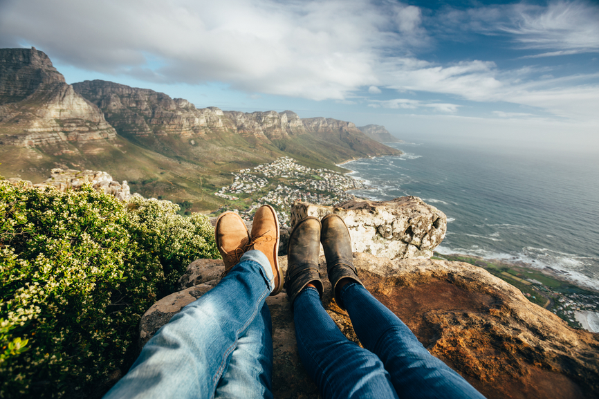 Ocean view over a Cliff